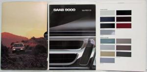 1988 Saab 9000 Media Information Press Kit - Swedish Text