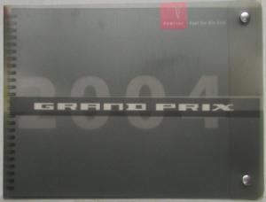 2004 Pontiac Grand Prix Media Information Press Kit