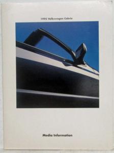 1995 Volkswagen VW Cabrio Media Information Press Kit