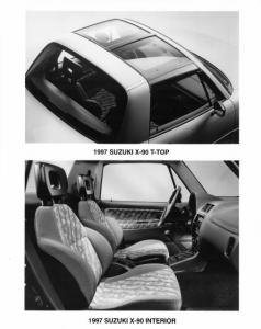 1997 Suzuki X-90 T-Top Interior Press Photo 0034