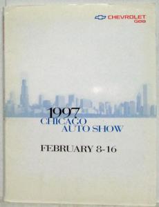 1997 Chevrolet Geo Media Information Press Kit for Chicago Auto Show
