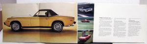 1974 Jensen Healey Color Sales Brochure Original Left Seat Steering
