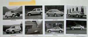 1997 Kia Sportage and Sephia Media Information Press Kit