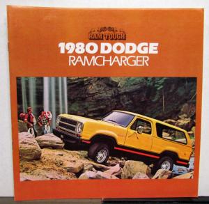 1980 Dodge Ramcharger Macho SE Interiors Specifications Exterior Colors Brochure