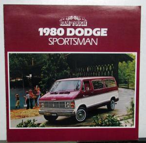 1980 Dodge Sportsman Wagon MaxiWagon Interiors Specs Exterior Colors Brochure