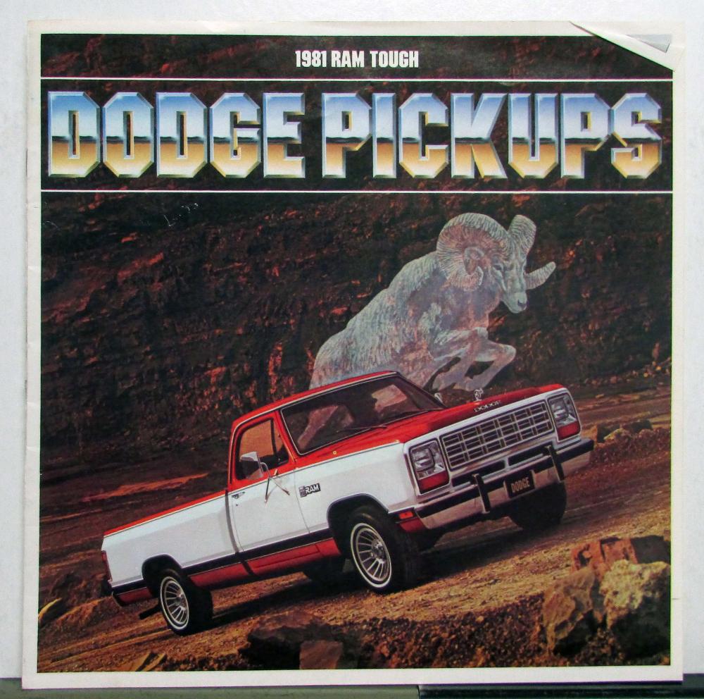 1981 Dodge Pickups D150 D250 D350 W150 W250 Interiors Exterior Colors