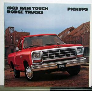 1983 Dodge Trucks Royal SE Stake Kary Ram 50 Rampage Ramcharger Sales Brochure