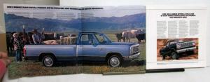 1983 Dodge Trucks Royal SE Stake Kary Ram 50 Rampage Ramcharger Sales Brochure