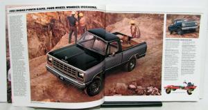 1983 Dodge Trucks Royal SE Stake Kary Ram 50 Rampage Ramcharger Sales Brochure