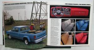 1983 Dodge Trucks Royal SE Stake Kary Ram 50 Rampage Ramcharger Sales Brochure