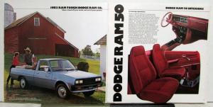 1983 Dodge Trucks Ram 50 Power Ram 50 Exterior Color Options Feature Brochure