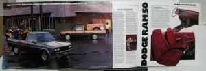 1983 Dodge Trucks Ram 50 Power Ram 50 Exterior Color Options Feature Brochure