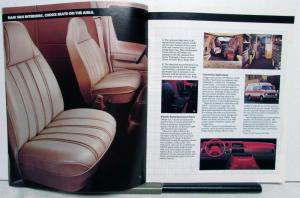 1984 Dodge Vans B150 250 Maxi 250 350 Exterior Color Options Feature Brochure