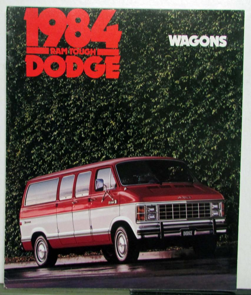 1984 Dodge Ram Wagons B150 250 Maxiwagon 250 350 Color Options Features Brochure
