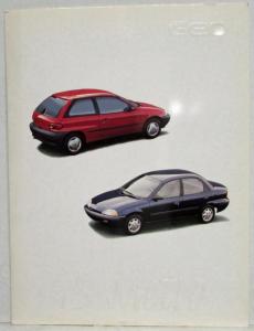 1995 Geo Metro Media Information Press Kit