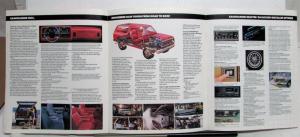 1984 Dodge Ramcharger AD150 AW150 Diagram Color Options Features Sale Tri-Folder