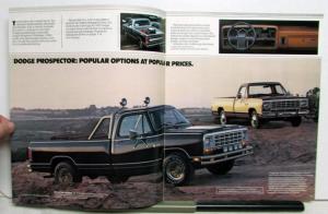1985 Dodge Pickups Ram Power Ram 50 Diagram Color Options Features Sale Brochure