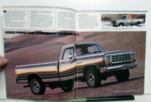 1985 Dodge Pickups Ram Power Ram 50 Diagram Color Options Features Sale Brochure