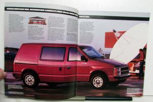 1984 Dodge Mini Ram Van Royal Diagram Color Options Features Sale Brochure