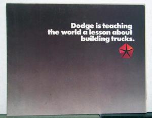 1986 Dodge Power Ram 100  Diagrams Features Specifications Fold Out Brochure