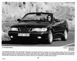 1997 Saab 900 Convertible Press Photo 0071