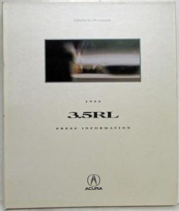 1996 Acura RL Media Information Prestige Press Kit