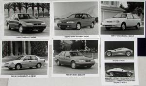 1994 Hyundai Media Information Press Kit - Sonata Elantra Scoupe Excel