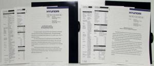 1994 Hyundai Media Information Press Kit - Sonata Elantra Scoupe Excel