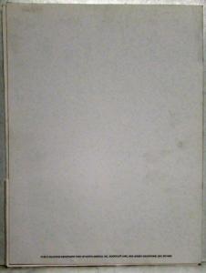 1998 BMW 7 Series Media Information Press Kit