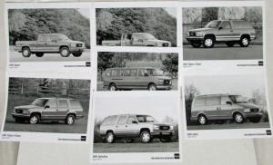1996 GMC Truck Media Information Press Kit - Jimmy Yukon Suburban Sierra