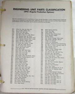 1972 Pontiac Parts and Accessories Book Catalog 1955-1972 GTO Firebird GrandPrix