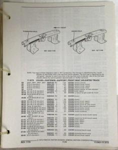 1972 Pontiac Parts and Accessories Book Catalog 1955-1972 GTO Firebird GrandPrix