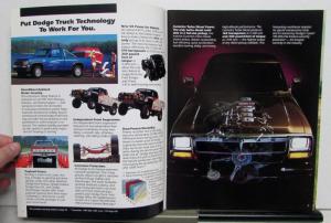 1991 Dodge Ram Pickup Dakota Ram 50 Ramcharger Extra Spec Package Sales Catalog