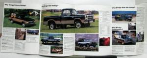 1991 Dodge Ram Pickup Daakota Ram 50 Ramcharger Brochure Poster