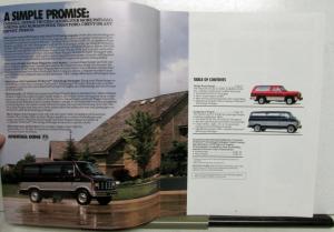 1992 Dodge Ramcharger Ram Wagon Options Seating Trim Colors Sales Brochure