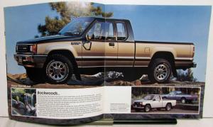 1989 Dodge Import Trucks Ram 50 Power Ram Interiors Mopar Accessories Brochure