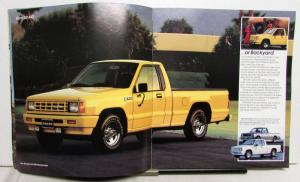 1989 Dodge Import Trucks Ram 50 Power Ram Interiors Mopar Accessories Brochure