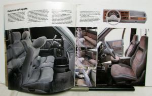 1990 Dodge Dakota Standard Optional Equipment Exterior Colors Brochure