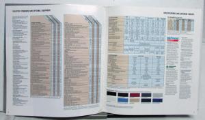 1990 Dodge Dakota Standard Optional Equipment Exterior Colors Brochure