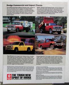 1990 Dodge Trucks Dakota Pickups Ram Wagons Van Caravan Ramcharger Brochure