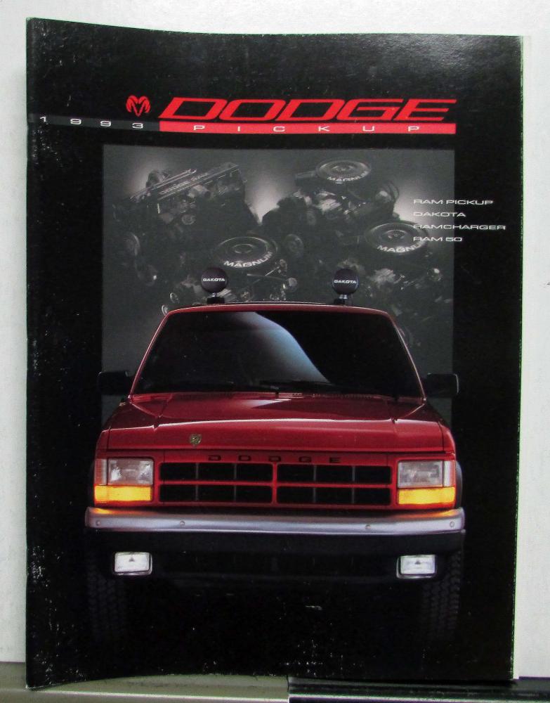 1993 Dodge Ram Pickup Dakota Ramcharger Ram 50 Interior Trim Exterior Brochure