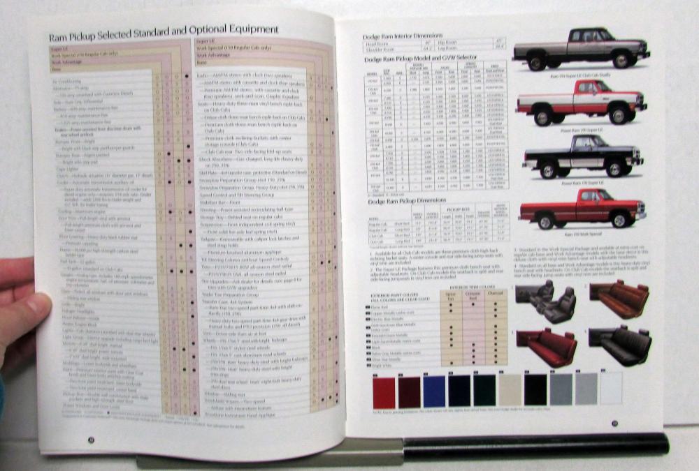 1993 Dodge Ram Pickup Dakota Ramcharger Ram 50 Interior Trim Exterior