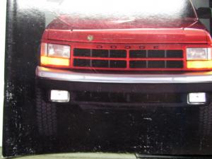 1993 Dodge Ram Pickup Dakota Ramcharger Ram 50 Interior Trim Exterior Brochure
