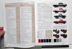 1993 Dodge Ram Pickup Dakota Ramcharger Ram 50 Interior Trim Exterior Brochure