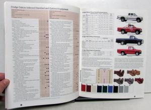 1993 Dodge Ram Pickup Dakota Ramcharger Ram 50 Interior Trim Exterior Brochure