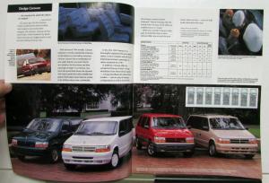 1994 Dodge Ram Intrepid Caravan Viper Stealth Spirit Shadow Colt Sales Brochure
