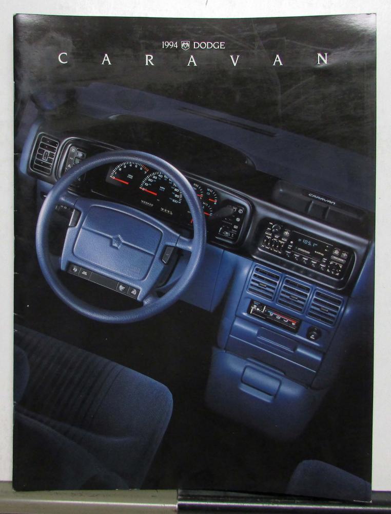 1994 Dodge Ram Caravan Options Features Specs Exterior Interior Colors Brochure