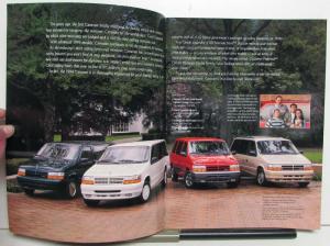 1994 Dodge Ram Caravan Options Features Specs Exterior Interior Colors Brochure