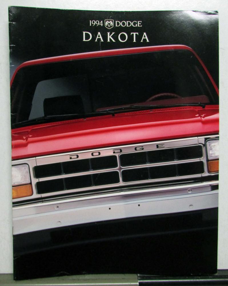 1994 Dodge Ram Dakota Options Features Specs Exterior Interior Colors Brochure