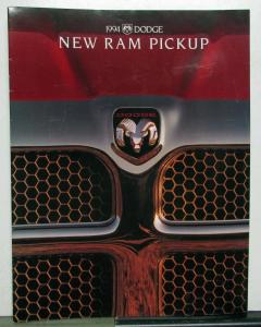 1994 Dodge Ram Pickup 1500 2500 3500 Options Features Specs Colors Brochure